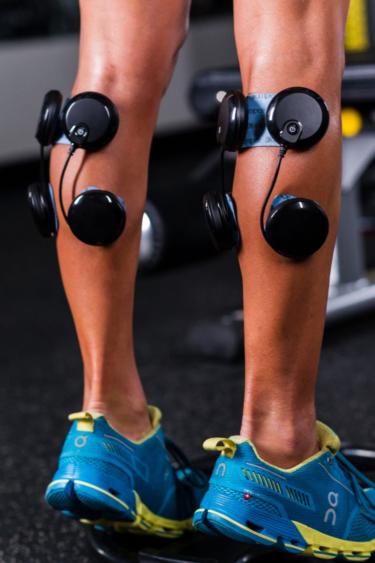 Compex on calf Compex on calf